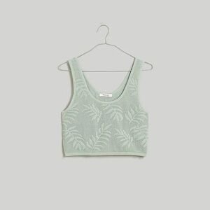 NWT Madewell loose knit cropped tank